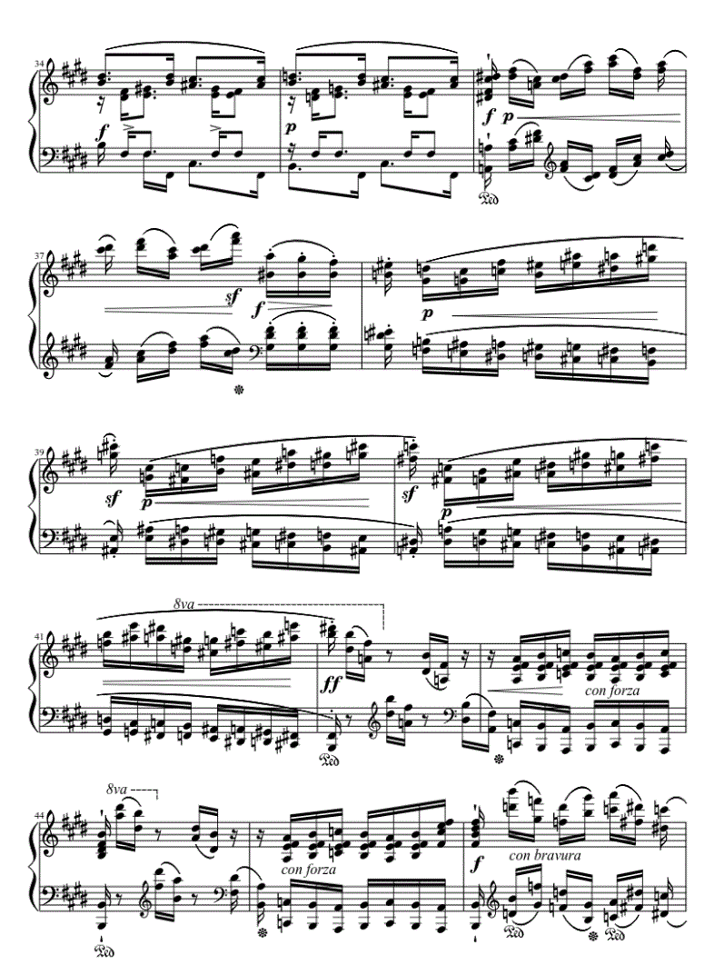 Chopin - Etude in E Maj Op 10 - Tristesse-3